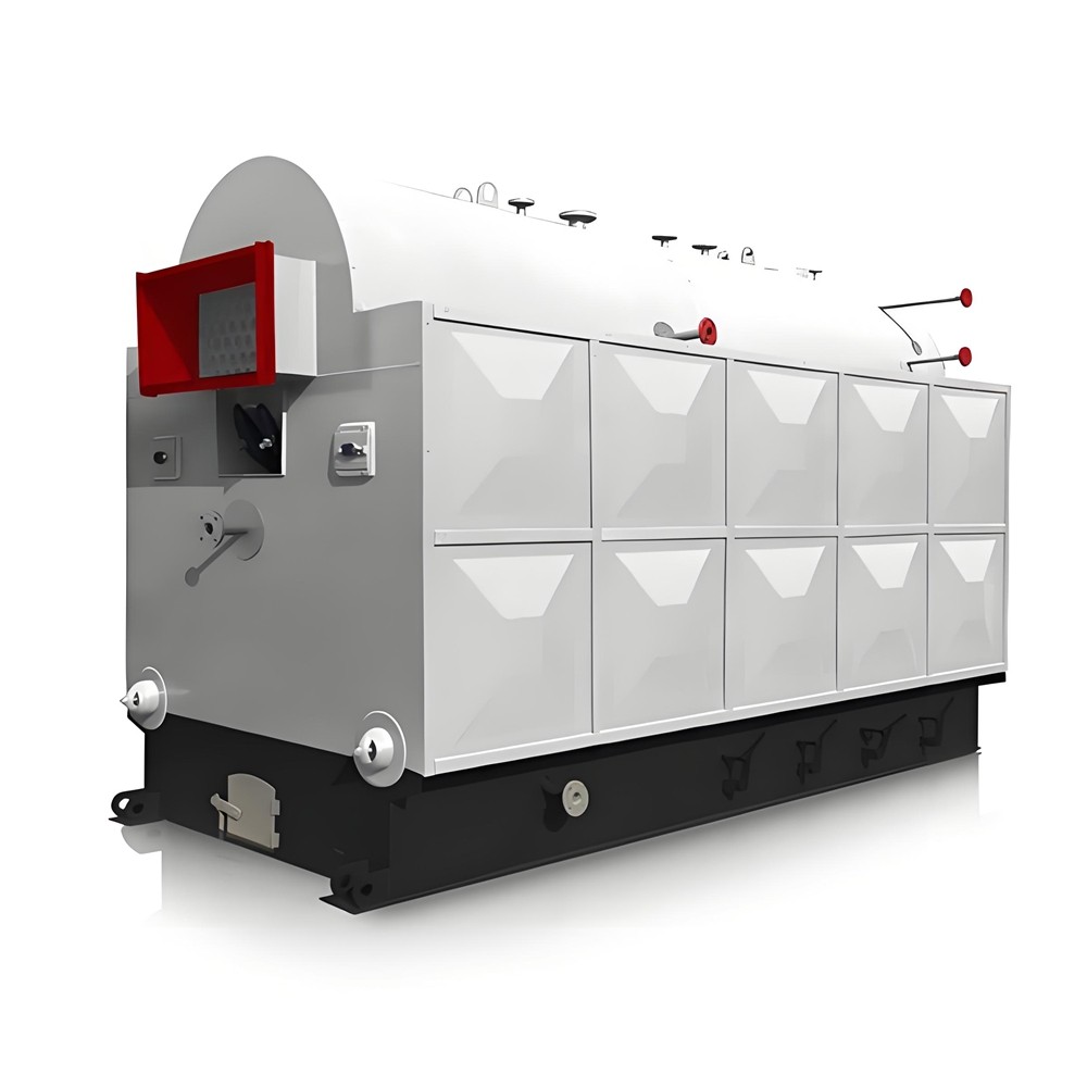 Industrieller horizontaler Holzbiomassekessel der DZH-Serie, hocheffizienter handbeschickter Dampfkessel der DZH-Serie