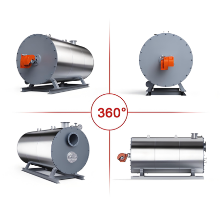 2100 kw Industrial Horizontal Oil Gas Thermal Oil Boiler